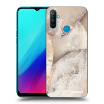 Obal pre Realme C3 - Cream marble