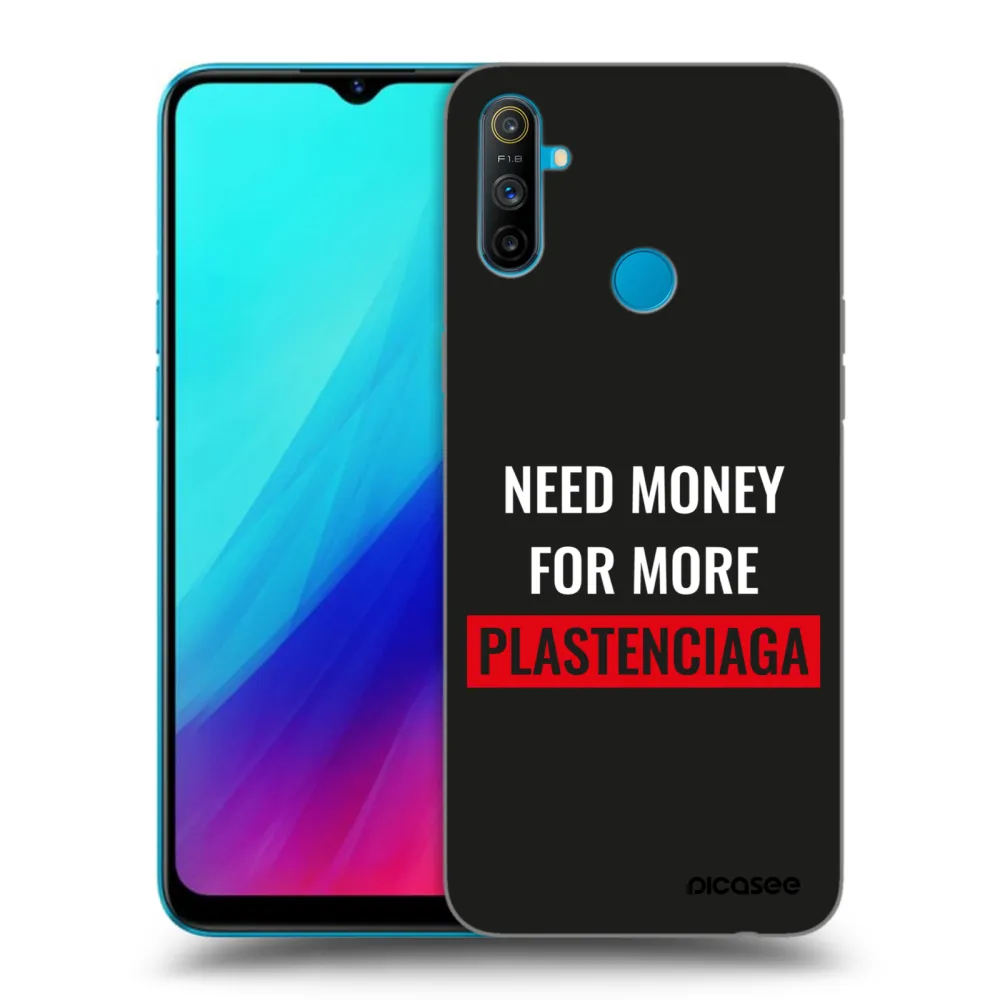 Picasee silikónový čierny obal pre Realme C3 - More PLASTENCIAGA