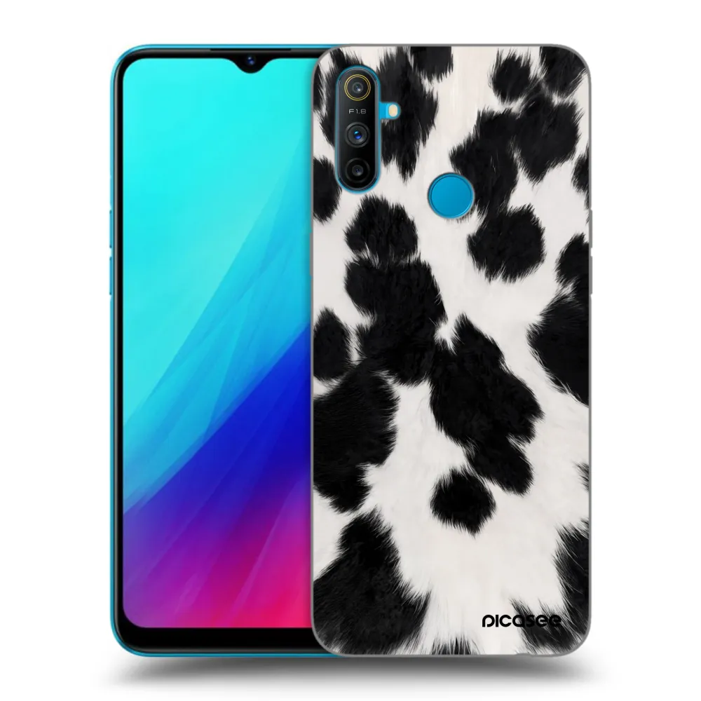 Picasee silikónový čierny obal pre Realme C3 - Black Moo