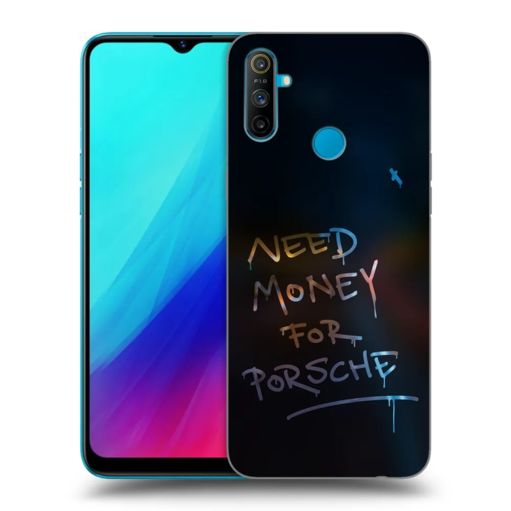 Picasee silikónový čierny obal pre Realme C3 - Neon Nights