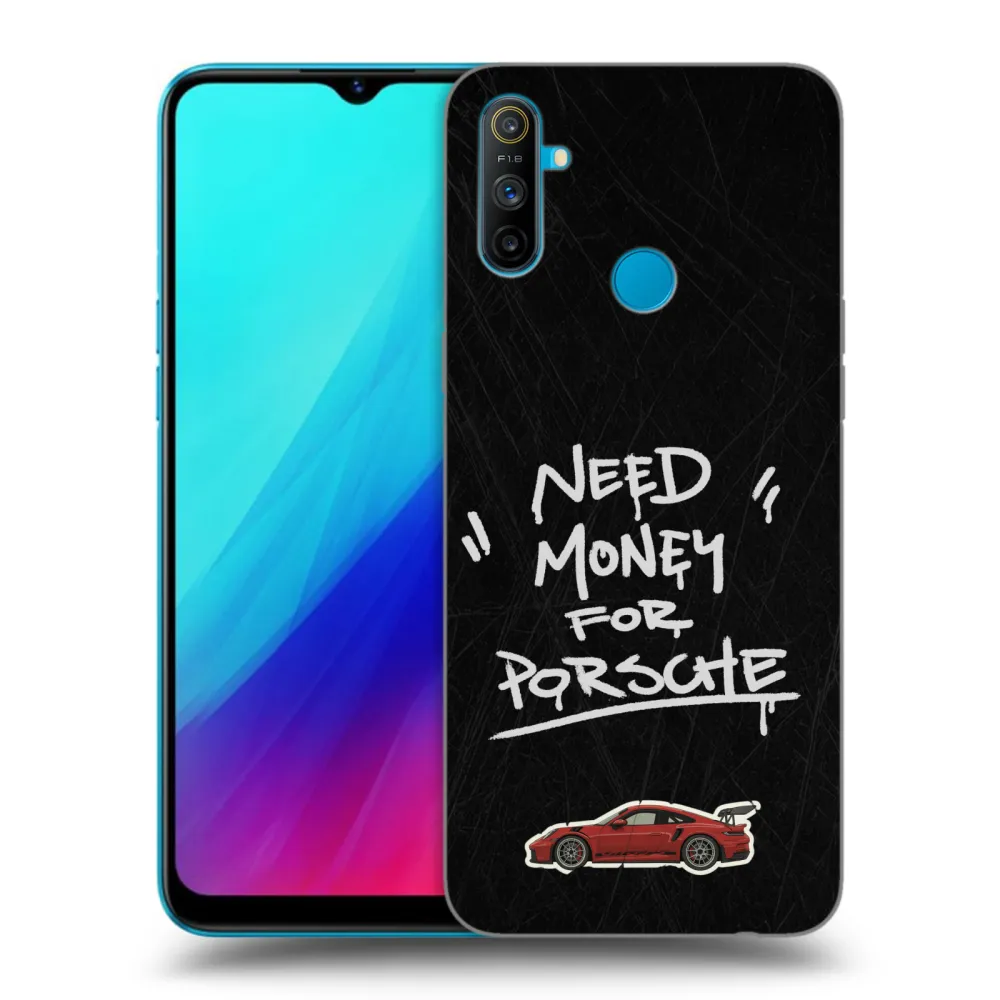 Picasee silikónový čierny obal pre Realme C3 - Dark Racer