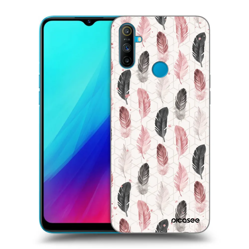 Picasee silikónový čierny obal pre Realme C3 - Pírka 2
