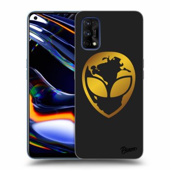 Obal pre Realme 7 Pro - EARTH - Gold Alien 3.0