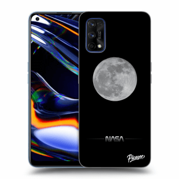 Picasee silikónový čierny obal pre Realme 7 Pro - Moon Minimal