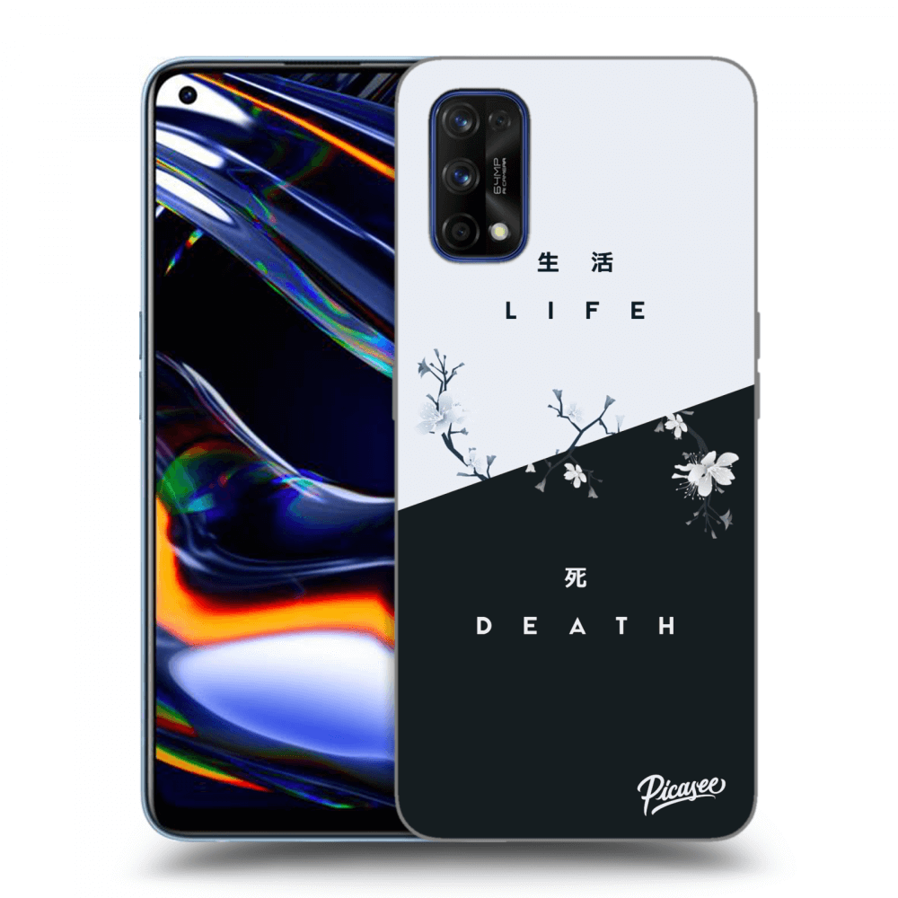 Picasee silikónový čierny obal pre Realme 7 Pro - Life - Death