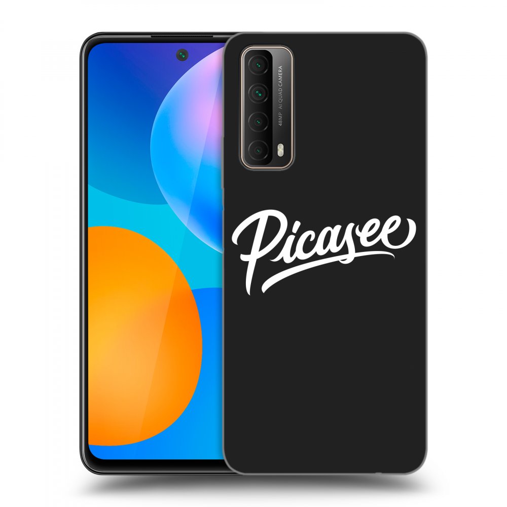 Picasee silikónový čierny obal pre Huawei P Smart 2021 - Picasee - old logo - white