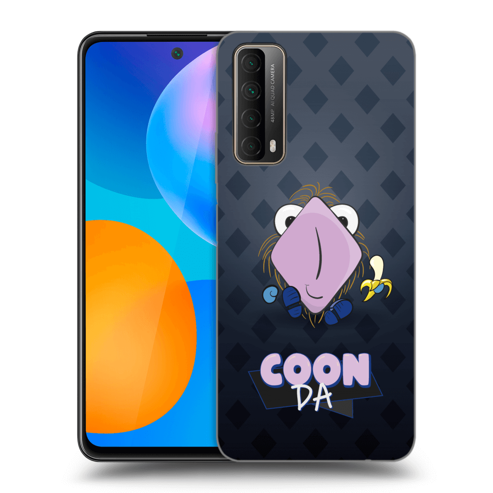 Picasee silikónový čierny obal pre Huawei P Smart 2021 - COONDA chlupatka - tmavá