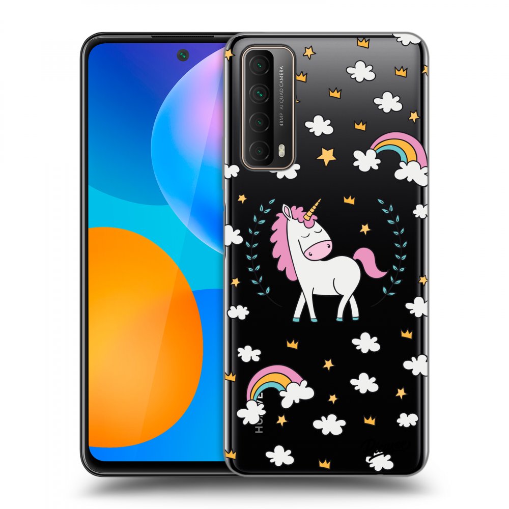 Picasee silikónový prehľadný obal pre Huawei P Smart 2021 - Unicorn star heaven