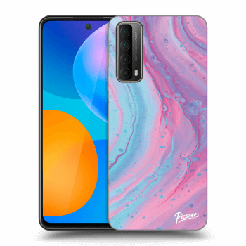 Obal pre Huawei P Smart 2021 - Pink liquid