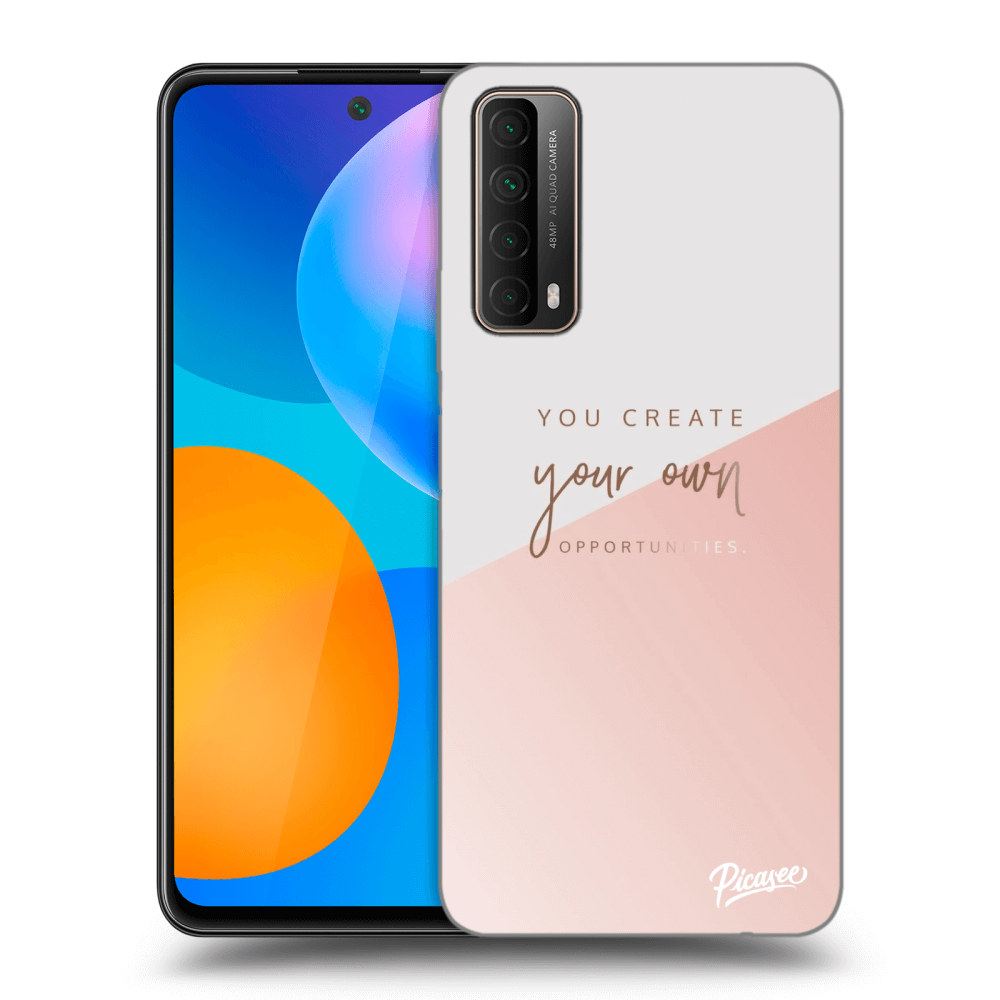 Picasee silikónový čierny obal pre Huawei P Smart 2021 - You create your own opportunities