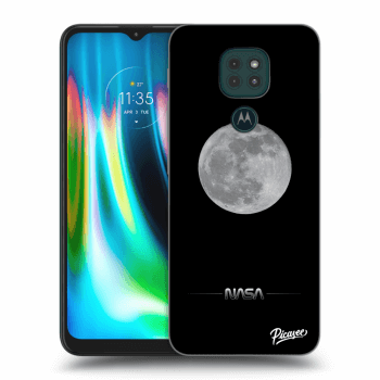 Picasee silikónový čierny obal pre Motorola Moto G9 Play - Moon Minimal