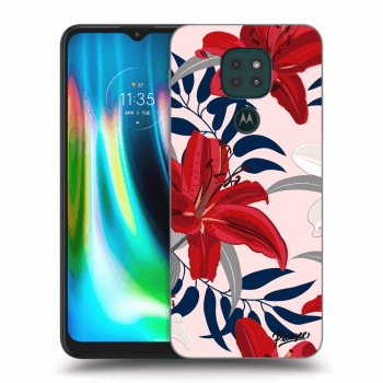 Obal pre Motorola Moto G9 Play - Red Lily