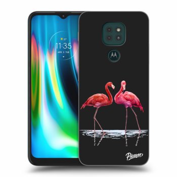 Obal pre Motorola Moto G9 Play - Flamingos couple