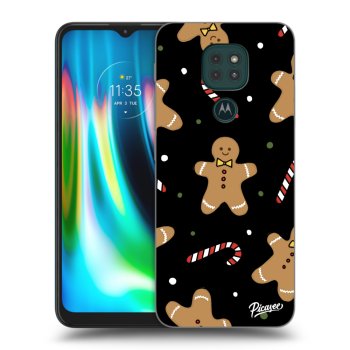 Picasee silikónový čierny obal pre Motorola Moto G9 Play - Gingerbread