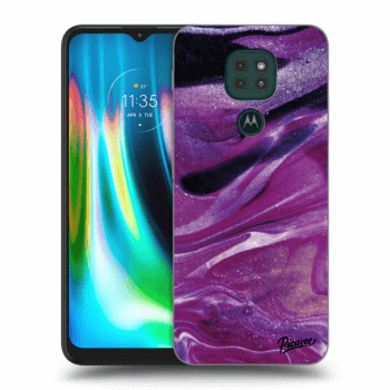 Obal pre Motorola Moto G9 Play - Purple glitter
