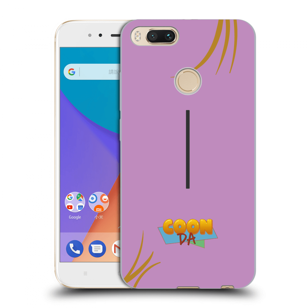 Picasee silikónový prehľadný obal pre Xiaomi Mi A1 Global - COONDA růžovka