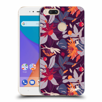 Obal pre Xiaomi Mi A1 Global - Purple Leaf