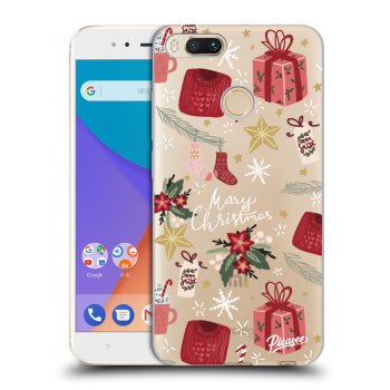 Picasee silikónový prehľadný obal pre Xiaomi Mi A1 Global - Christmas