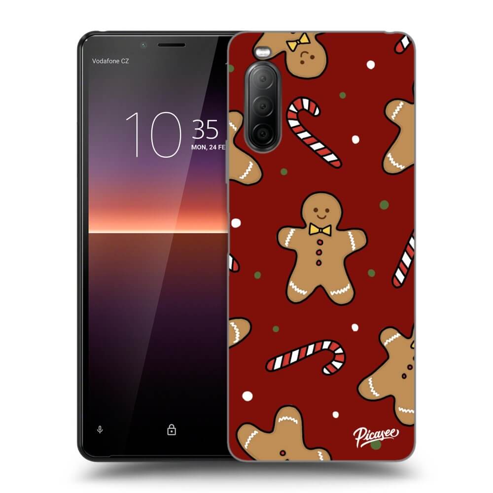 Picasee silikónový čierny obal pre Sony Xperia 10 II - Gingerbread 2
