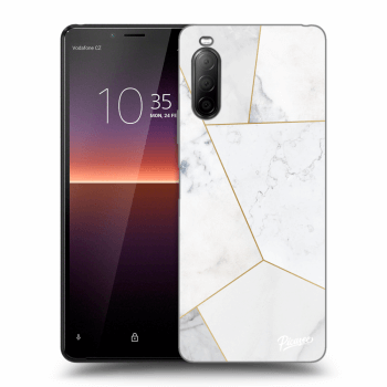 Obal pre Sony Xperia 10 II - White tile