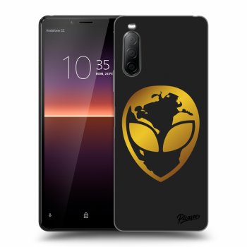 Obal pre Sony Xperia 10 II - EARTH - Gold Alien 3.0