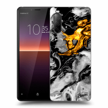 Obal pre Sony Xperia 10 II - Black Gold 2