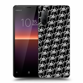 Obal pre Sony Xperia 10 II - Separ - White On Black 2