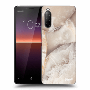 Obal pre Sony Xperia 10 II - Cream marble