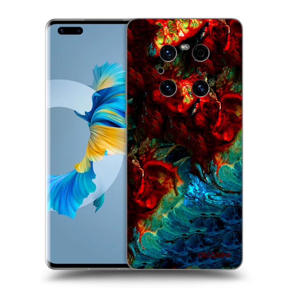 Silikónový prehľadný obal pre Huawei Mate 40 Pro - Universe