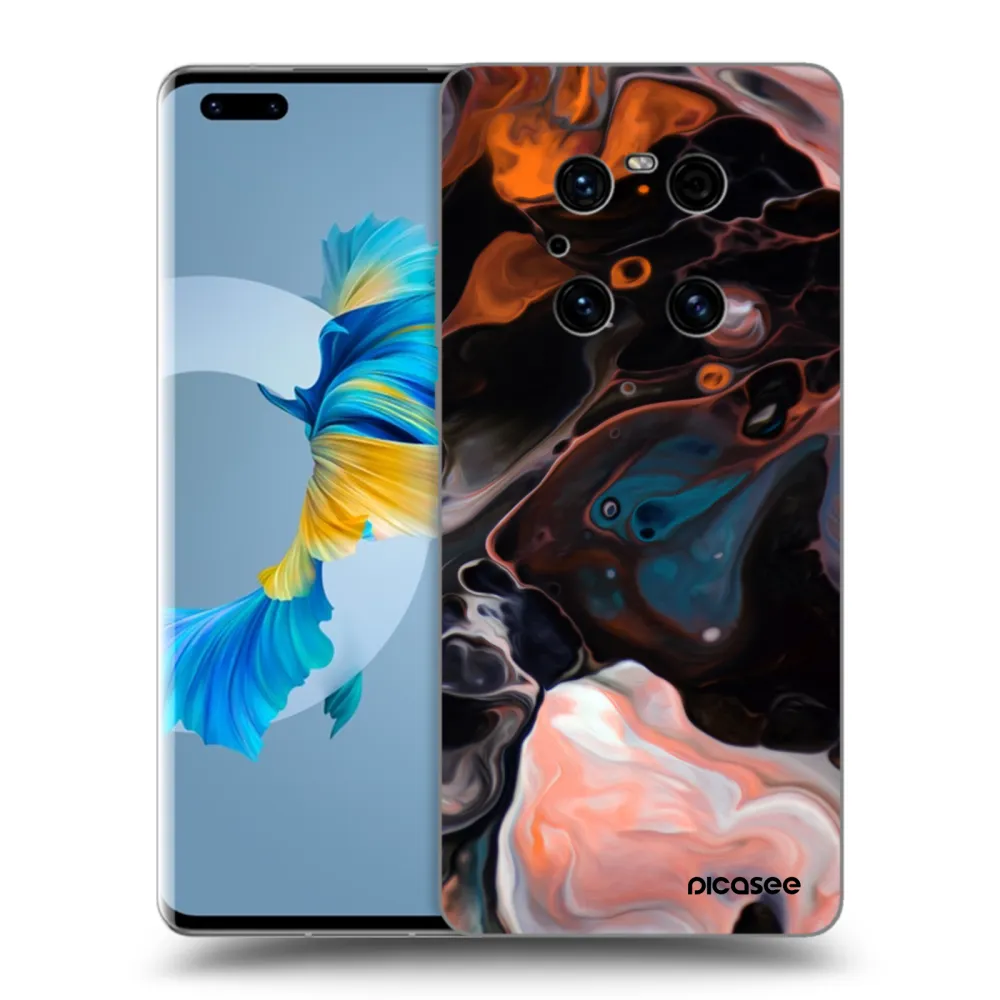 Silikónový prehľadný obal pre Huawei Mate 40 Pro - Cream
