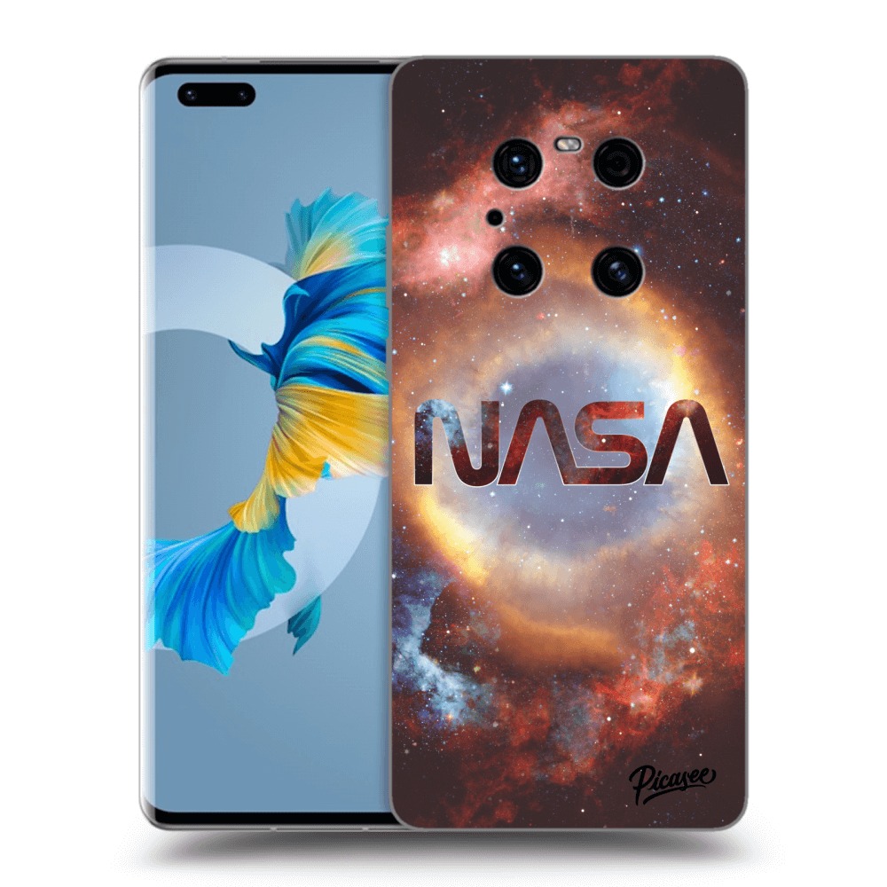 Picasee silikónový čierny obal pre Huawei Mate 40 Pro - Nebula