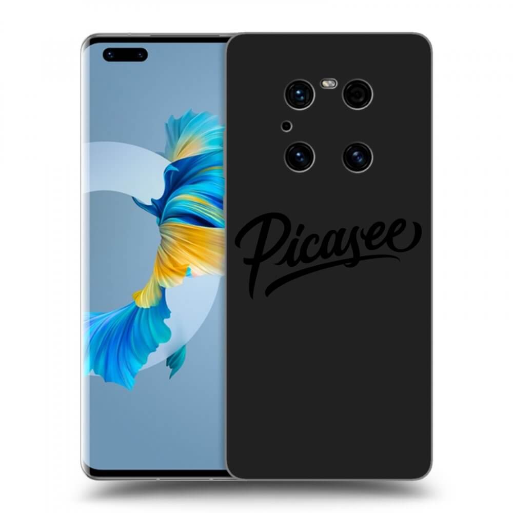 Picasee silikónový čierny obal pre Huawei Mate 40 Pro - Picasee - old logo - black