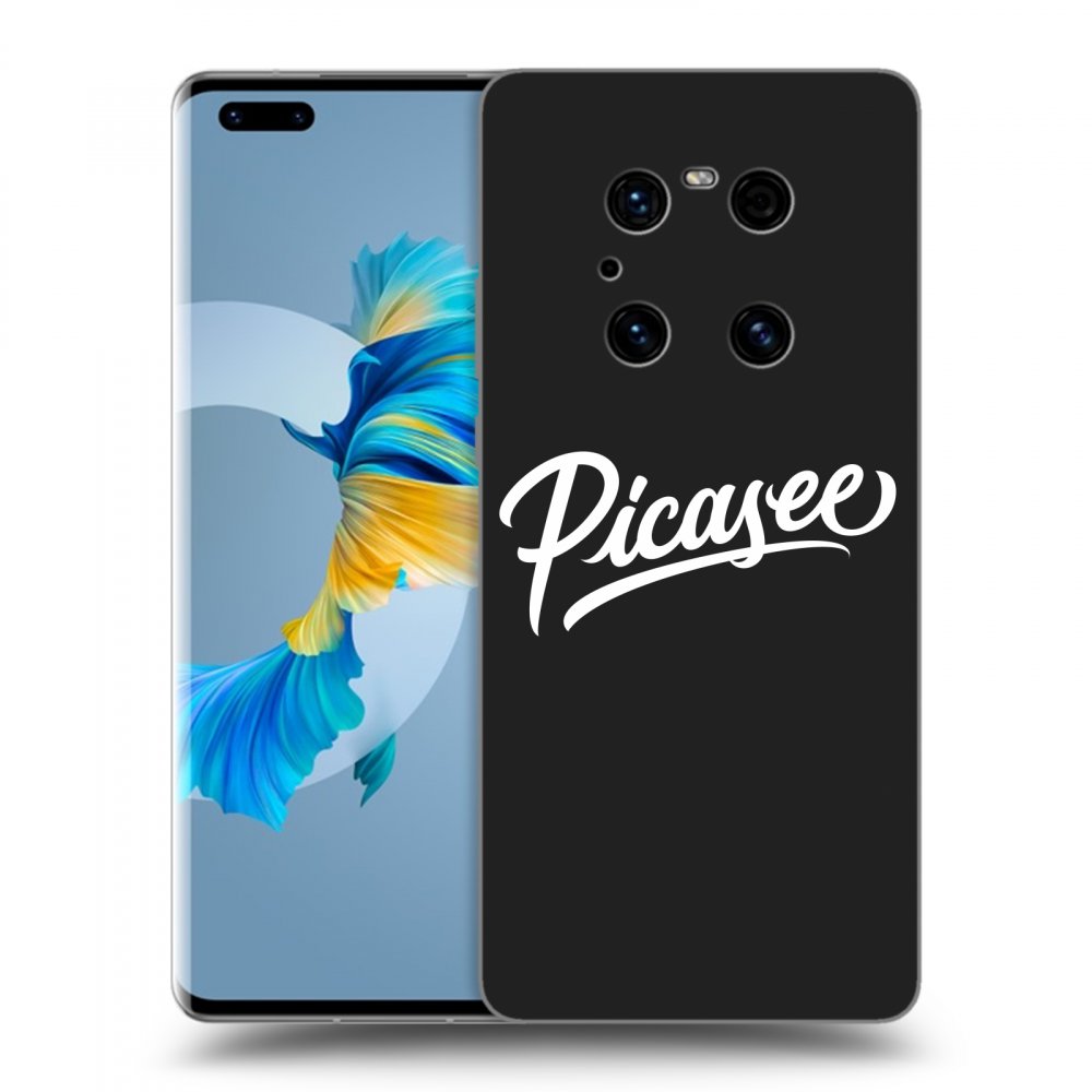 Picasee silikónový čierny obal pre Huawei Mate 40 Pro - Picasee - White