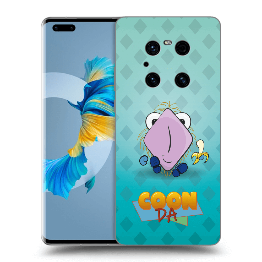 Silikónový prehľadný obal pre Huawei Mate 40 Pro - COONDA chlupatka světlá