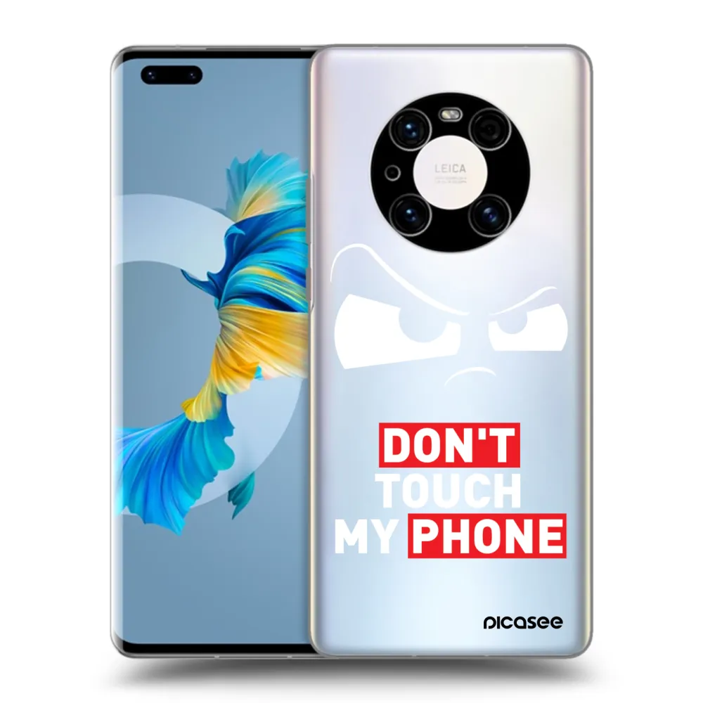 Silikónový prehľadný obal pre Huawei Mate 40 Pro - Cloudy Eye - Transparent