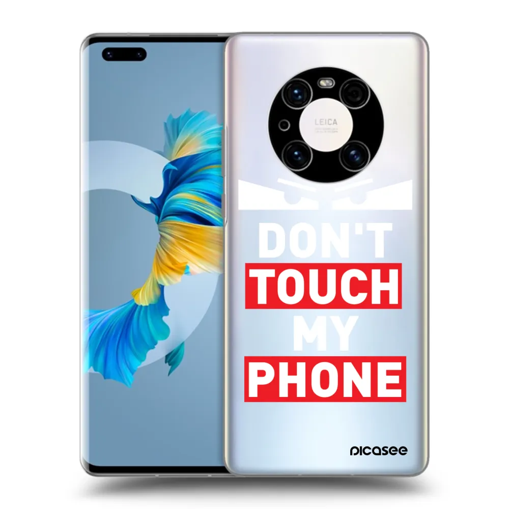 Silikónový prehľadný obal pre Huawei Mate 40 Pro - Shadow Eye - Transparent