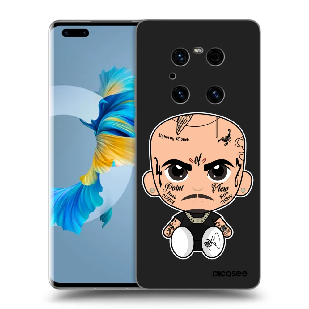 Picasee silikónový čierny obal pre Huawei Mate 40 Pro - Separ