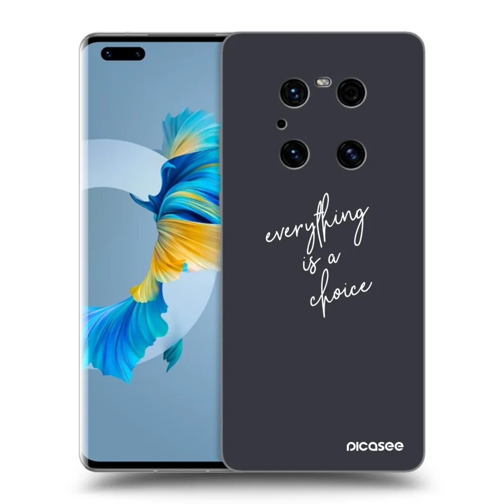 Silikónový prehľadný obal pre Huawei Mate 40 Pro - Všetko je na tebe
