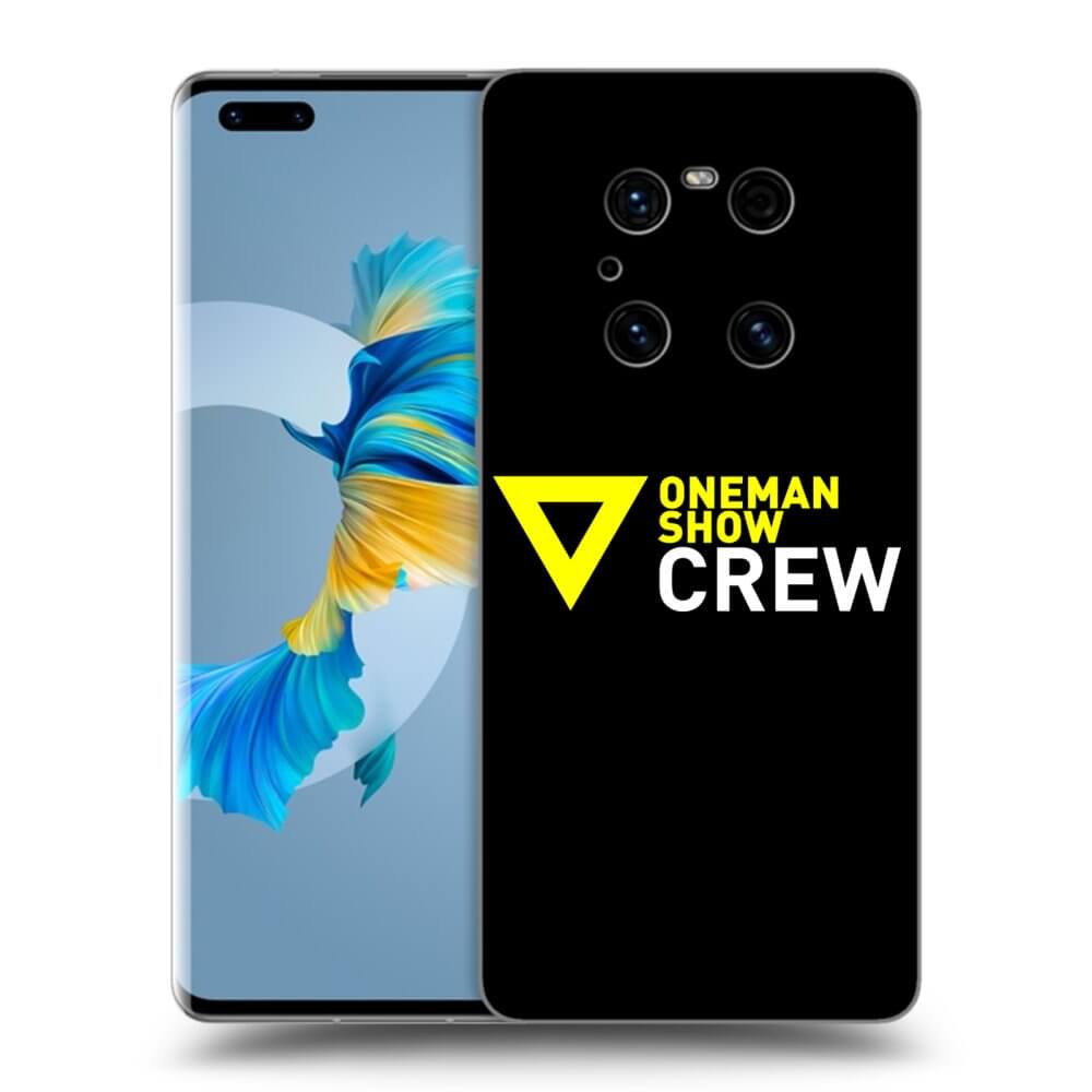 Picasee silikónový čierny obal pre Huawei Mate 40 Pro - ONEMANSHOW CREW