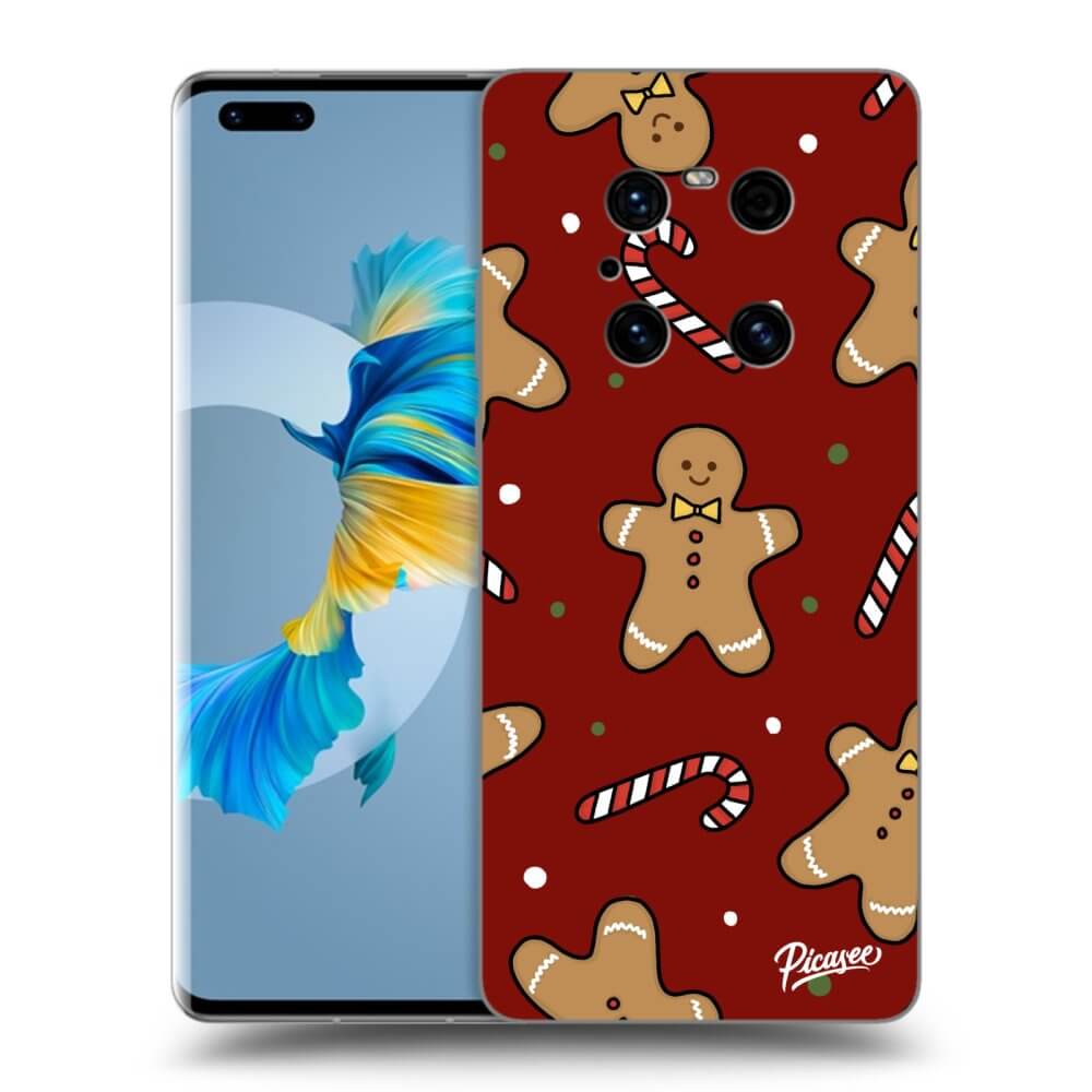 Picasee silikónový prehľadný obal pre Huawei Mate 40 Pro - Gingerbread 2