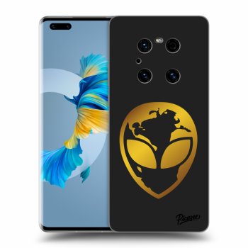 Obal pre Huawei Mate 40 Pro - EARTH - Gold Alien 3.0