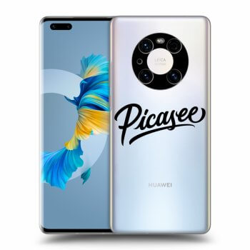 Picasee silikónový prehľadný obal pre Huawei Mate 40 Pro - Picasee - old logo - black