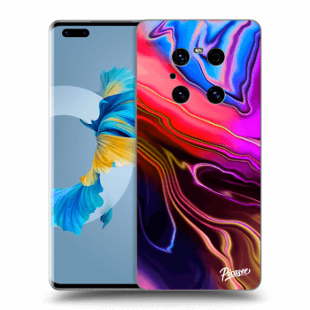 Picasee silikónový prehľadný obal pre Huawei Mate 40 Pro - Electric