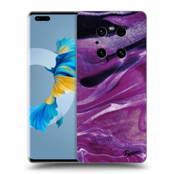 Obal pre Huawei Mate 40 Pro - Purple glitter