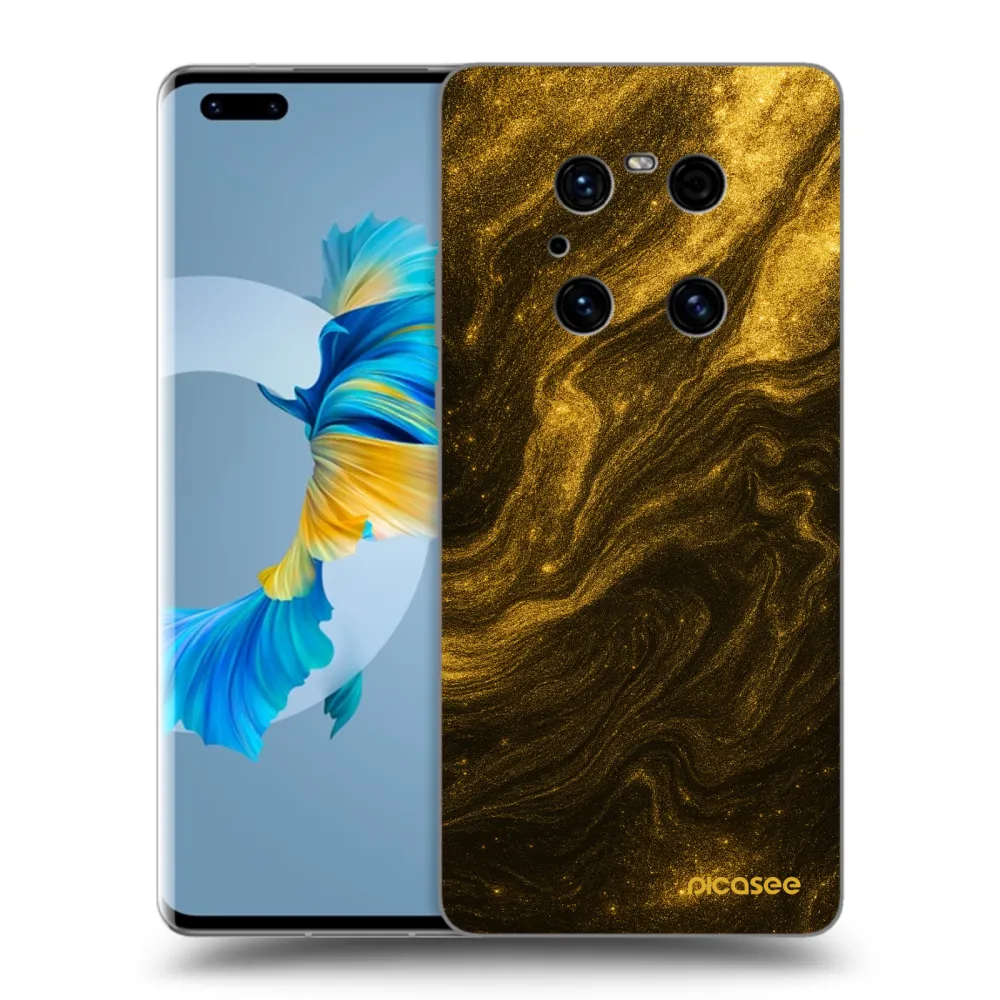Silikónový prehľadný obal pre Huawei Mate 40 Pro - Black