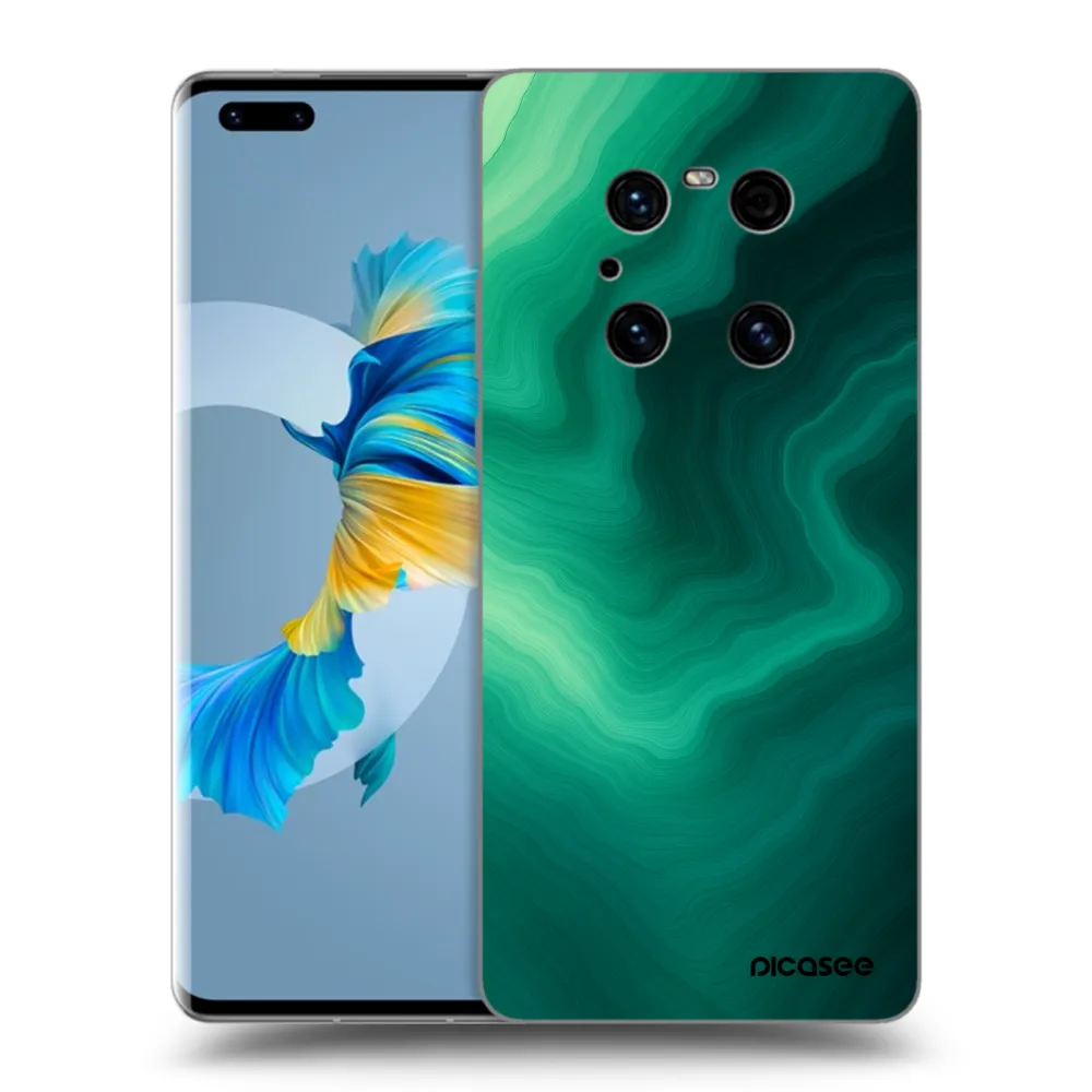Silikónový prehľadný obal pre Huawei Mate 40 Pro - Malachite