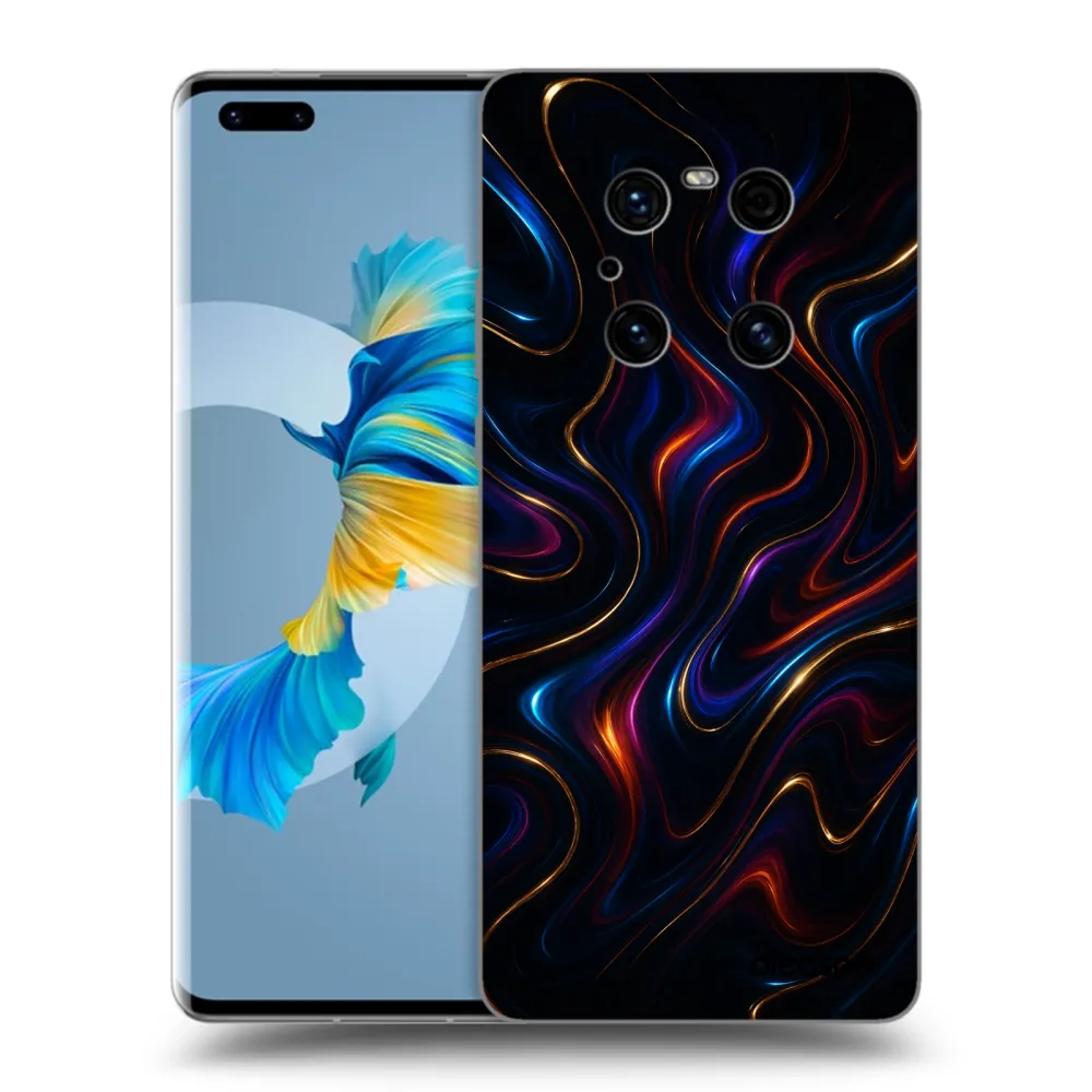 Silikónový prehľadný obal pre Huawei Mate 40 Pro - Noir