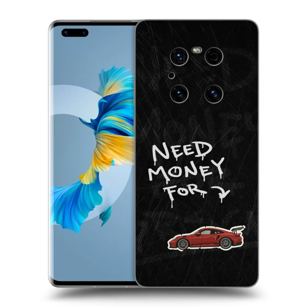 Silikónový prehľadný obal pre Huawei Mate 40 Pro - Track Mode