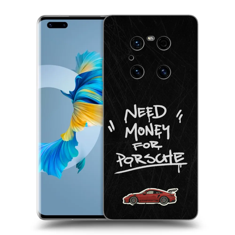 Picasee silikónový čierny obal pre Huawei Mate 40 Pro - Dark Racer
