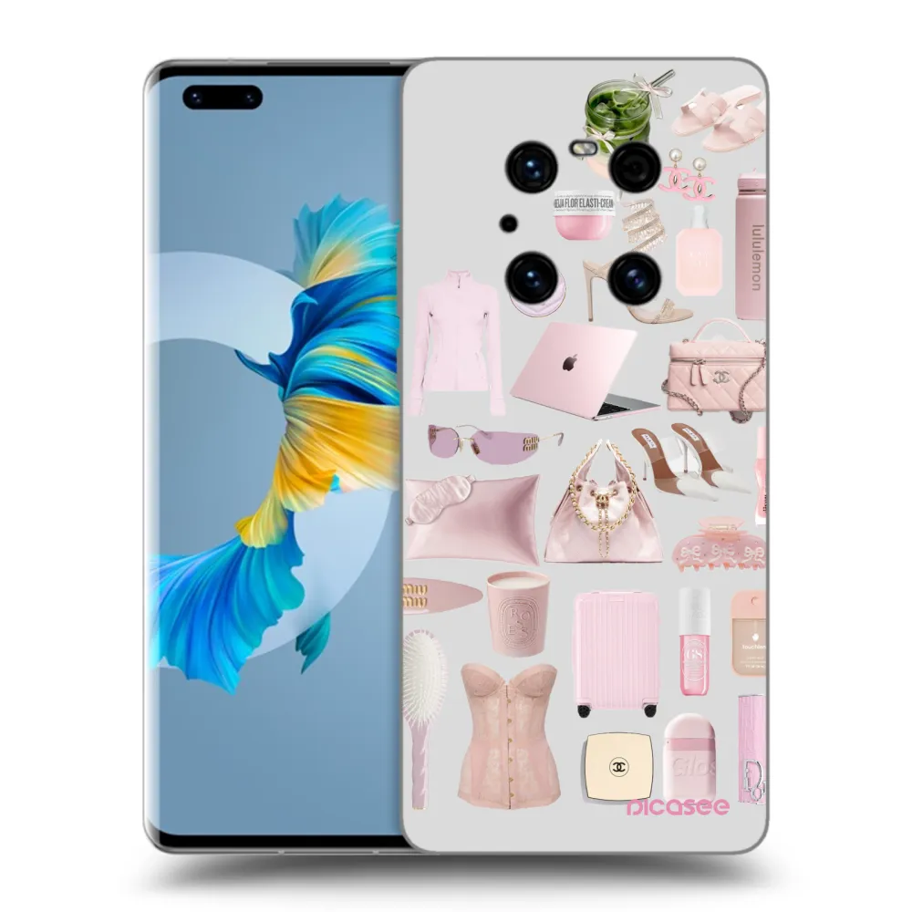 Silikónový prehľadný obal pre Huawei Mate 40 Pro - Glam Babe